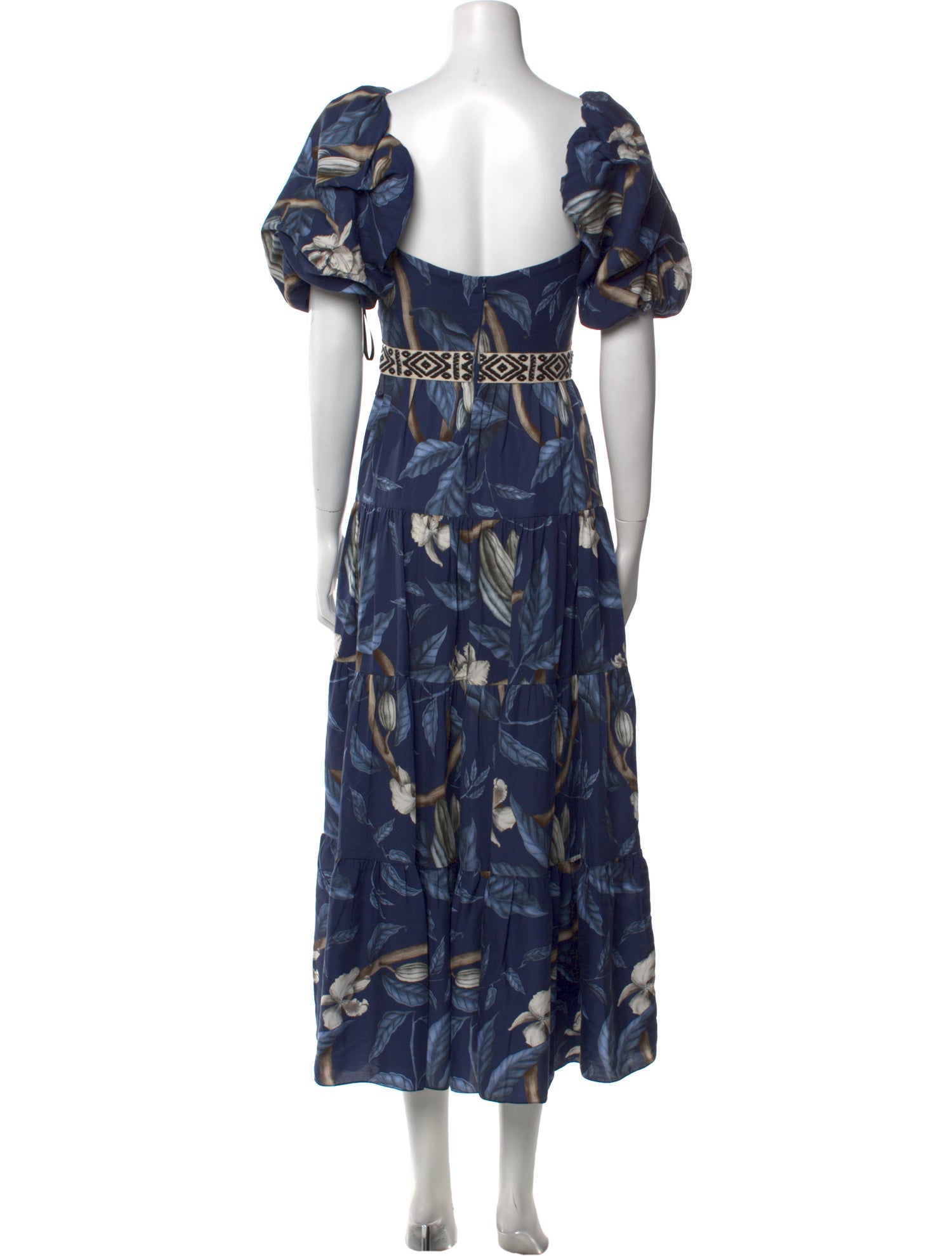 Johanna Ortiz Floral Print Long Dress